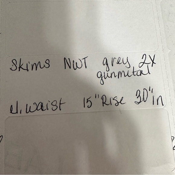 Skims charcoal gray wide leg high waist pants size 2X new - Picture 3 of 5